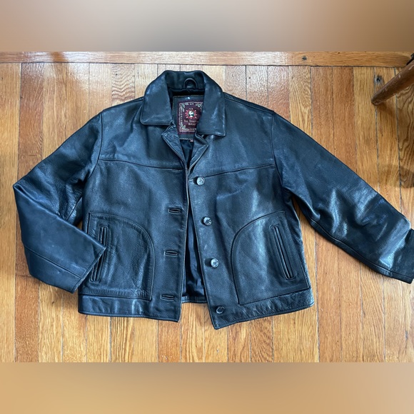 The Territory Ahead Jackets & Blazers - Vintage The Territory Ahead Leather 60’s 70’s 80’s moto biker jacket thicc